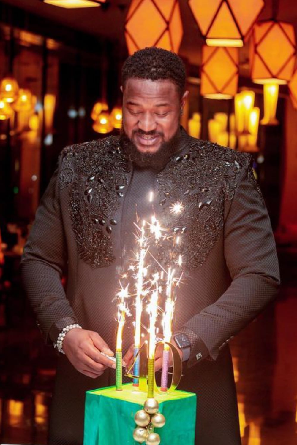 "I was on the verge of tears” - Mofe Duncan overwhelmed with love following 40th birthday celebration