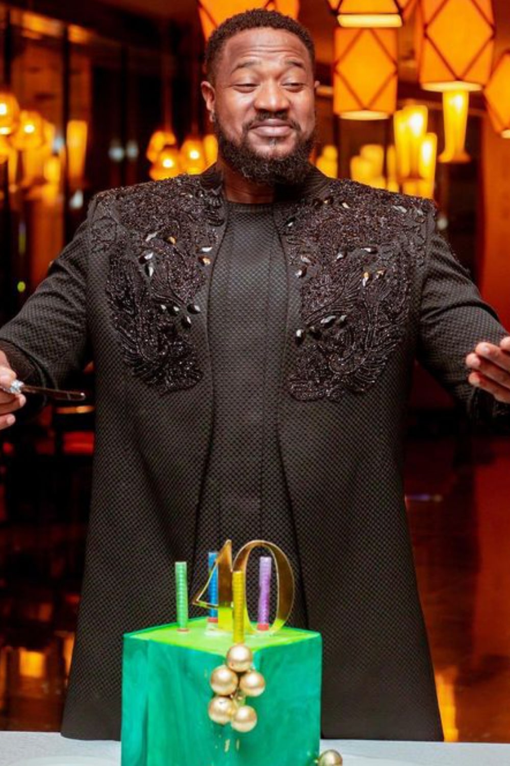 "I was on the verge of tears” - Mofe Duncan overwhelmed with love following 40th birthday celebration