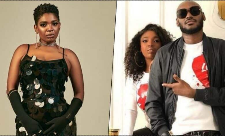 Moment Annie Idibia fumes as 2Face justifies why men cheat (Video)