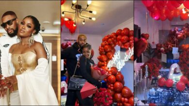 Sheggz romantically celebrates Bella's birthday (Video)