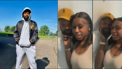 "Finally he found love" — Speculations as Nedu is spotted with mystery lady (Video)