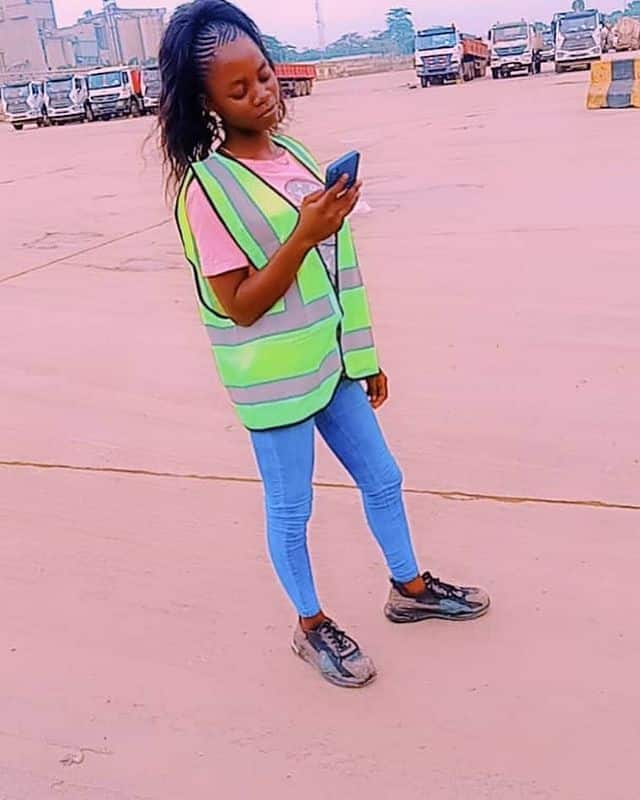 22-year-old female truck driver omolade ademola