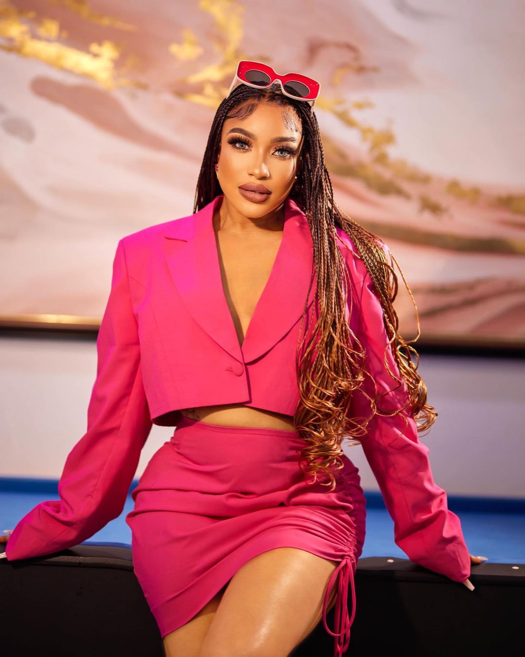 Tonto Dikeh flaunts multiple cakes as she marks 38th birthday in style. Photo Credit: Tontolet. Source: Instagram.