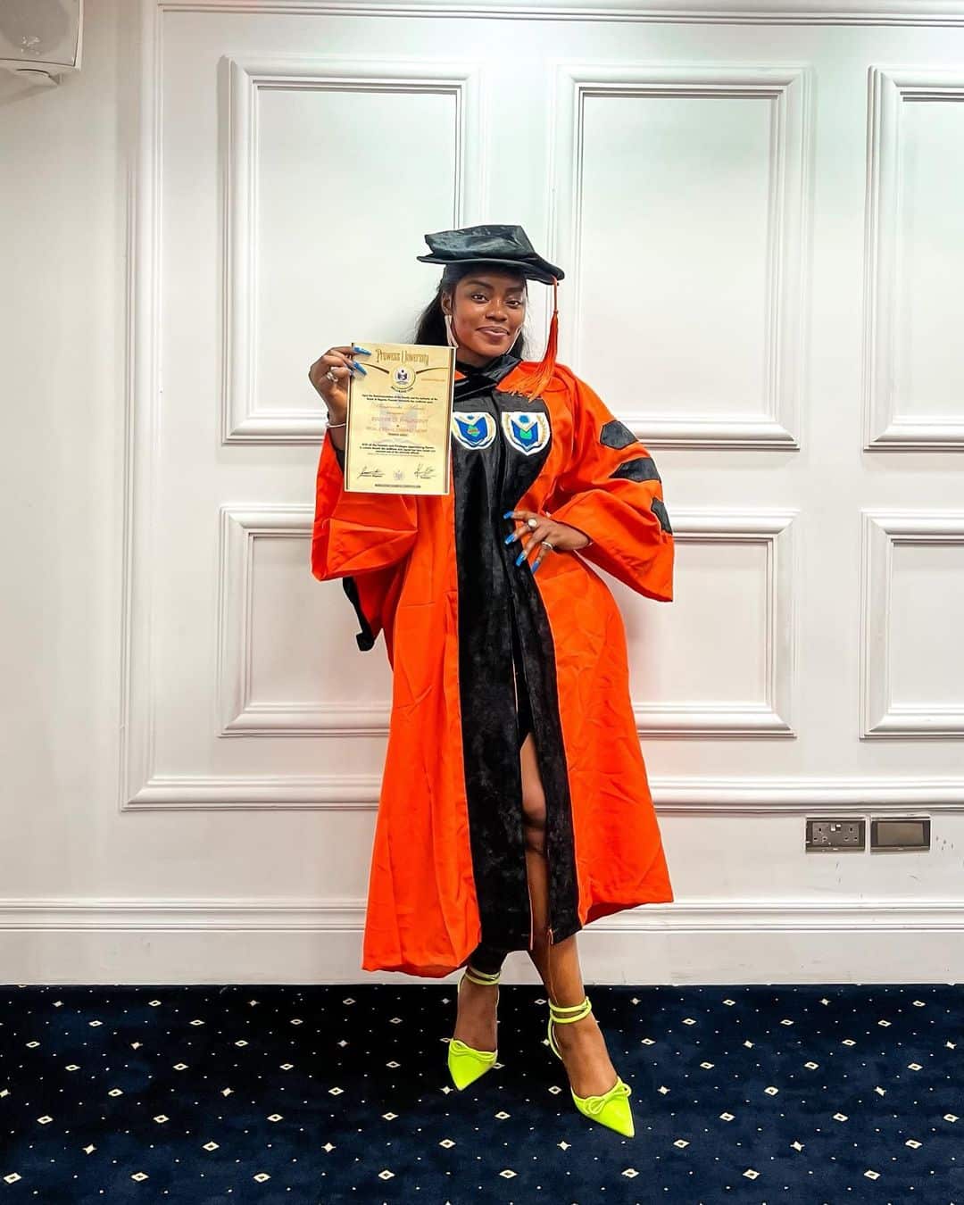 Ashmusy excited as she bags honorary doctorate degree from US varsity 