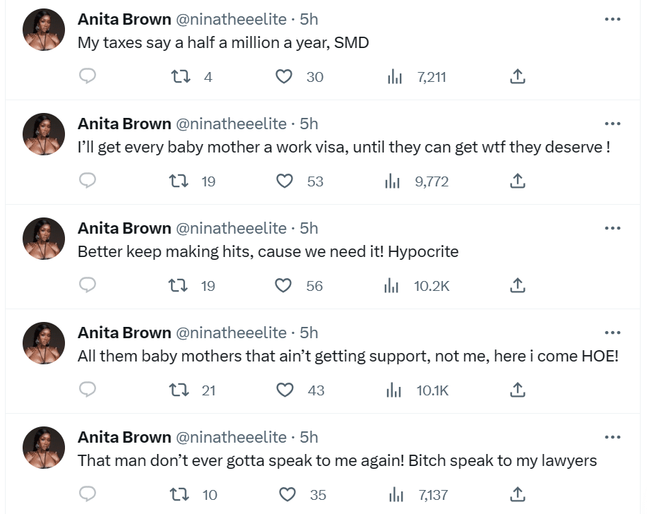 Anita Brown promises to get Davido's baby mamas American work visa