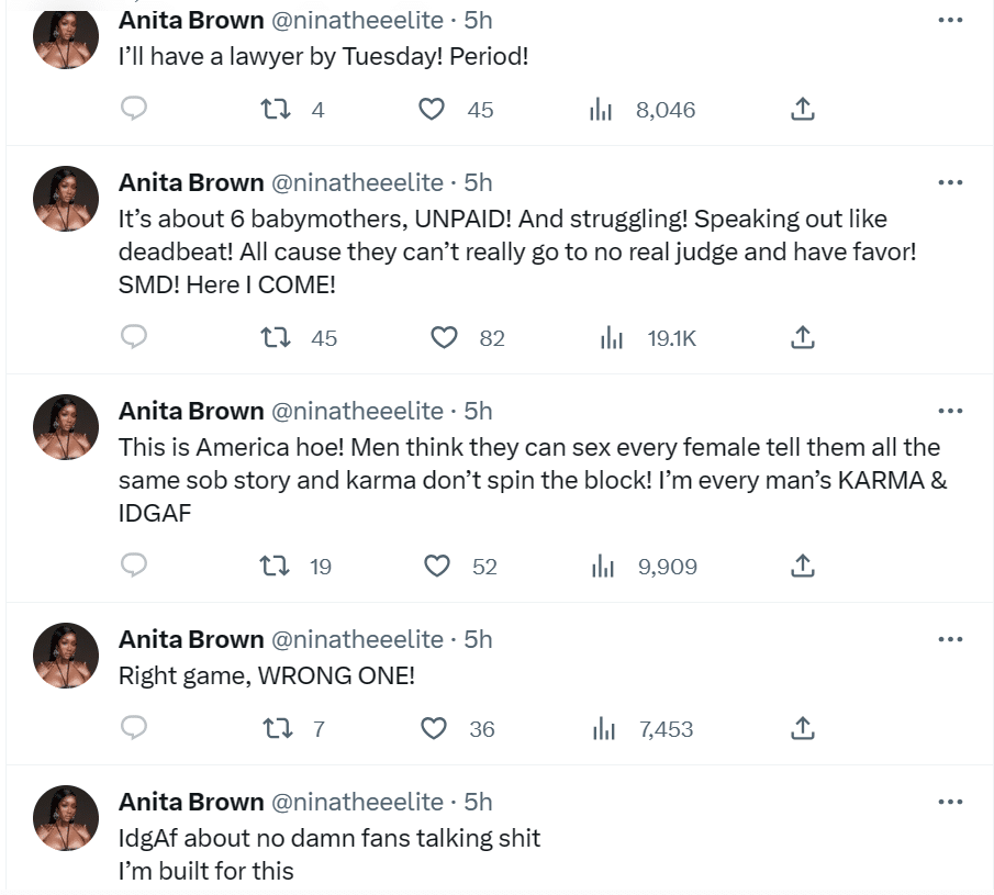 Anita Brown promises to get Davido's baby mamas American work visa