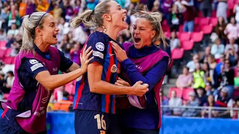 Barcelona wins women's Champions League final against Wolfsburg