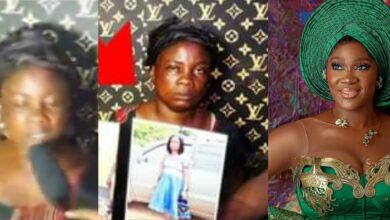 "Mercy Johnson is my biological sister" – Ghanaian lady cries out with evidence