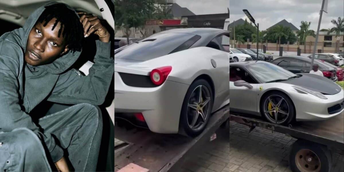 Zinoleesky splashes millions on brand new Ferrari car