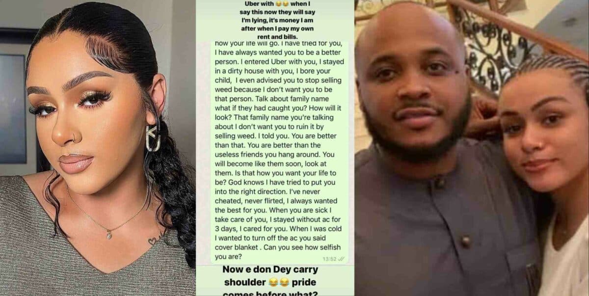 "Someone should come take him to rehab" – Sina Rambo's ex wife mocks him, leaks their chat following divorce report