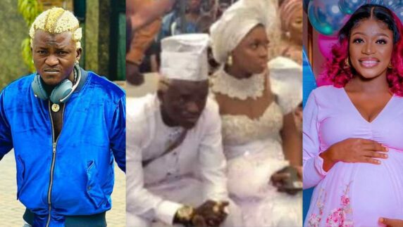 "Being with him is a new beginning for me" – Actress Ashabi Simple says as she gets married to Portable (Video)