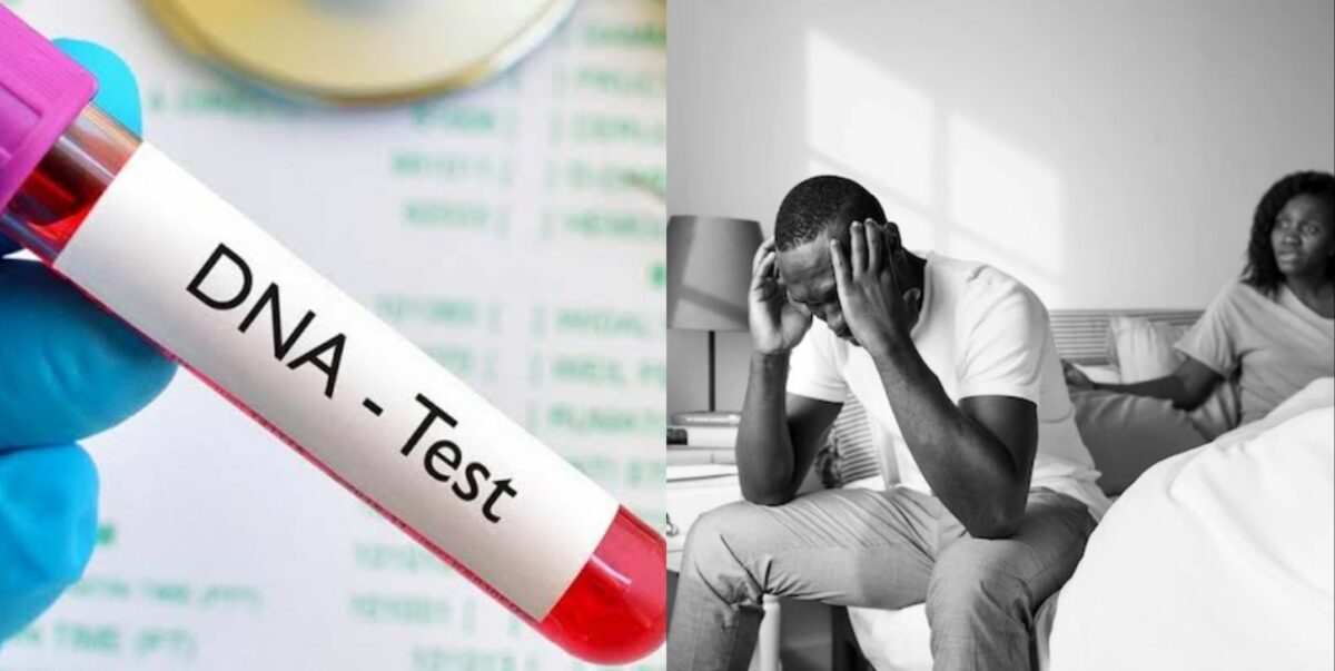 "Only 1 out of the five kids matched my DNA" – Man who welcomed four children with single mom of one cries out