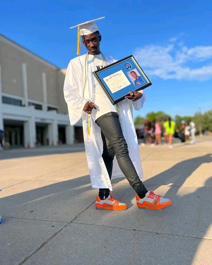 Pasuma's son graduates as best student from US High School, bags over $400k in scholarships(Photos)