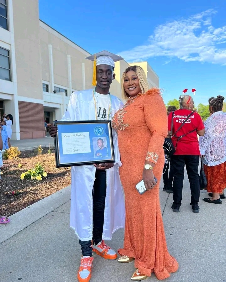 Pasuma's son graduates as best student from US High School, bags over $400k in scholarships(Photos)