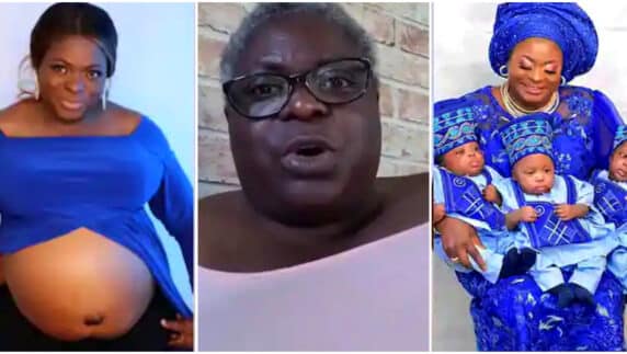"6 failed IVFs in UK, tried once in Nigeria and got triplets" - 54-year-old woman shares