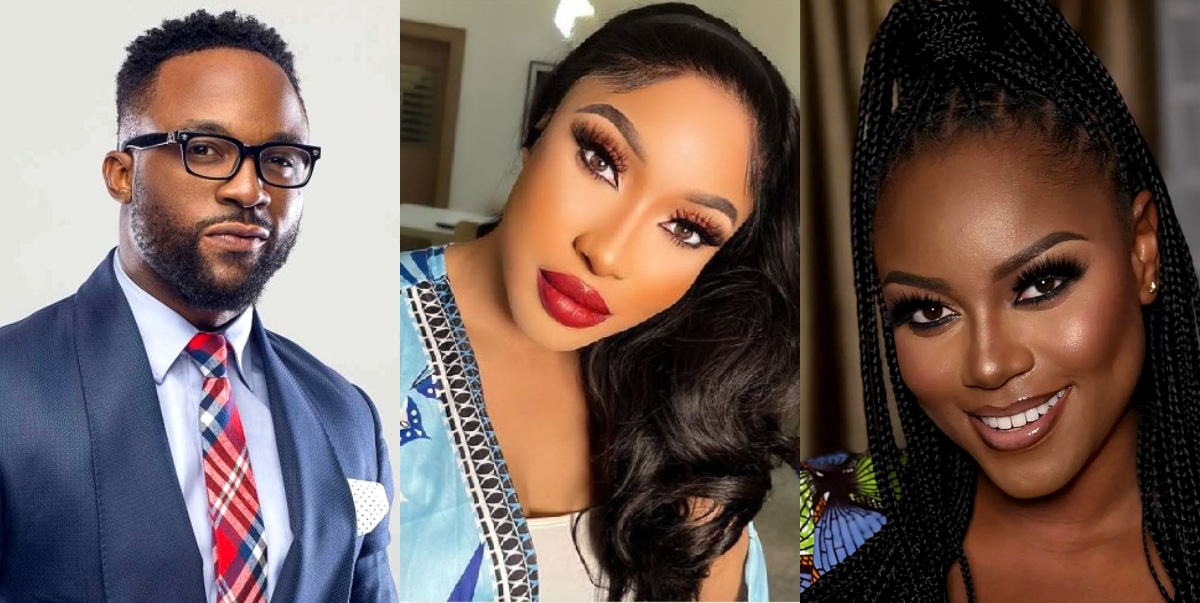 "I don't know him, I've seen him one" - Nigerians dig out old video of Tonto Dikeh deny Iyanya