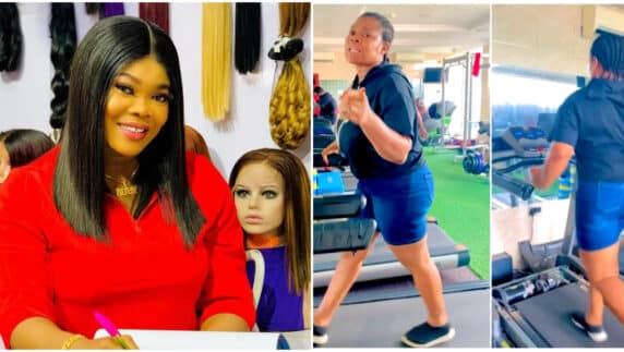 Ruby Ojiakor dragged for working out in jeans (Video)