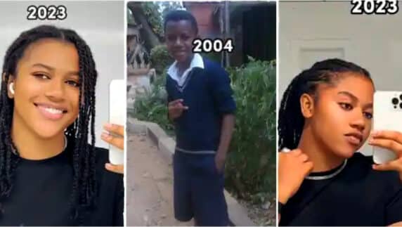 Young boy post secondary school photo, shows shocking transformation