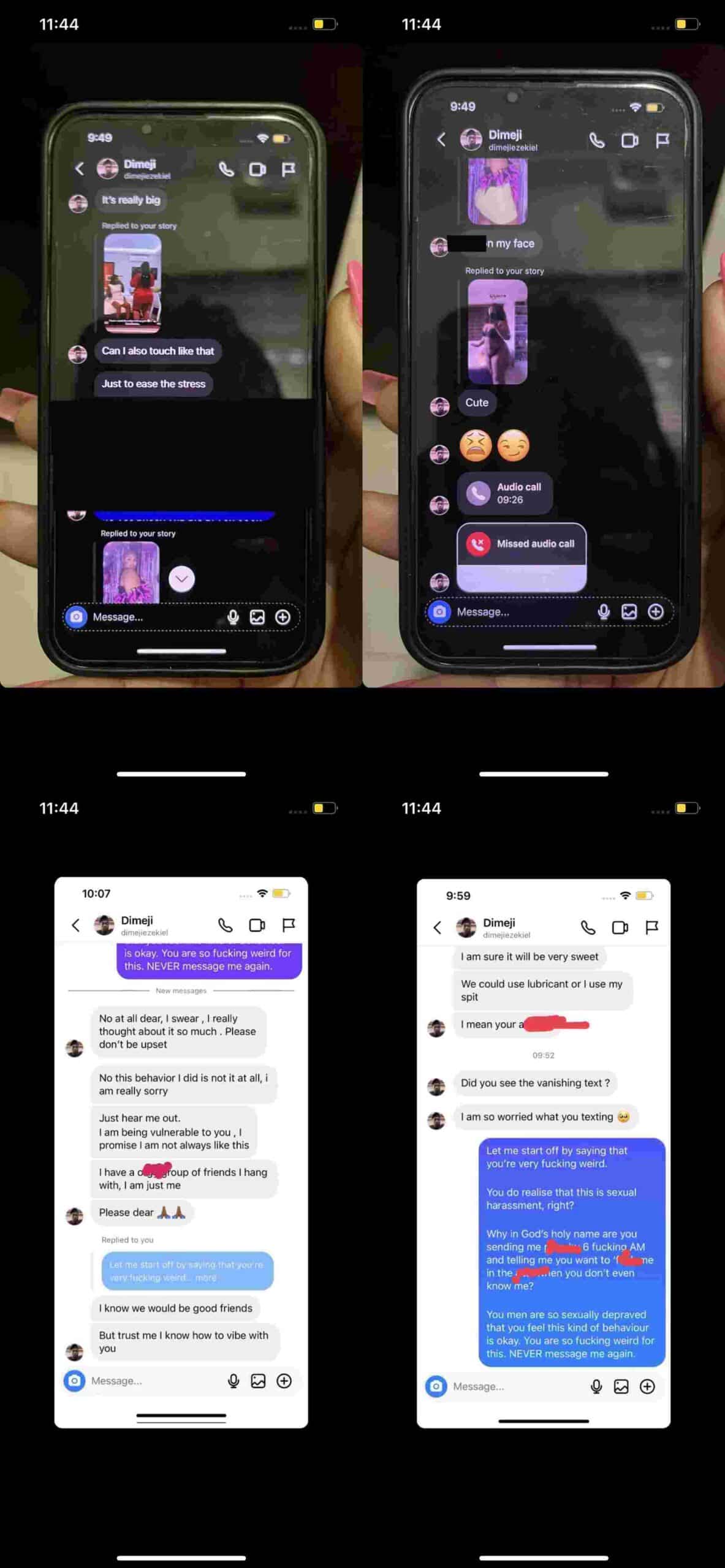 Man loses job after sexually harassing lady online