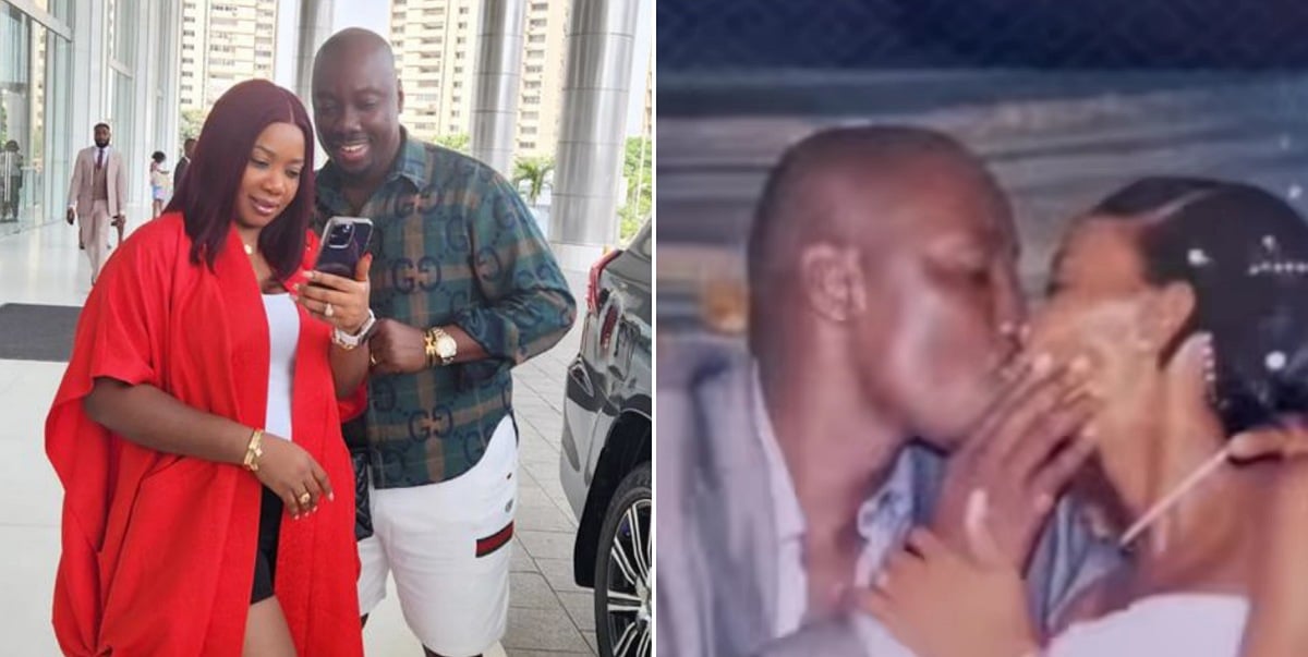 “Do you want to suck her mouth” - Fans query Obi Cubana over throwback wedding photos