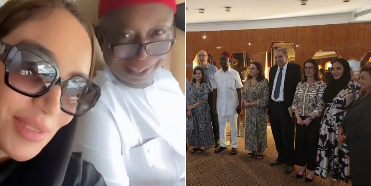 “You’re suffering in this marriage” - Fans question Laila Charani over social distance with husband, Ned Nwoko at recent event