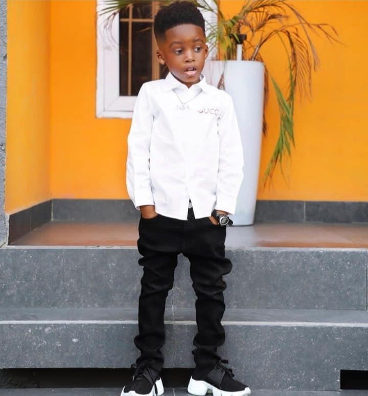 Tiwa Savage's son Jamil speaks French 