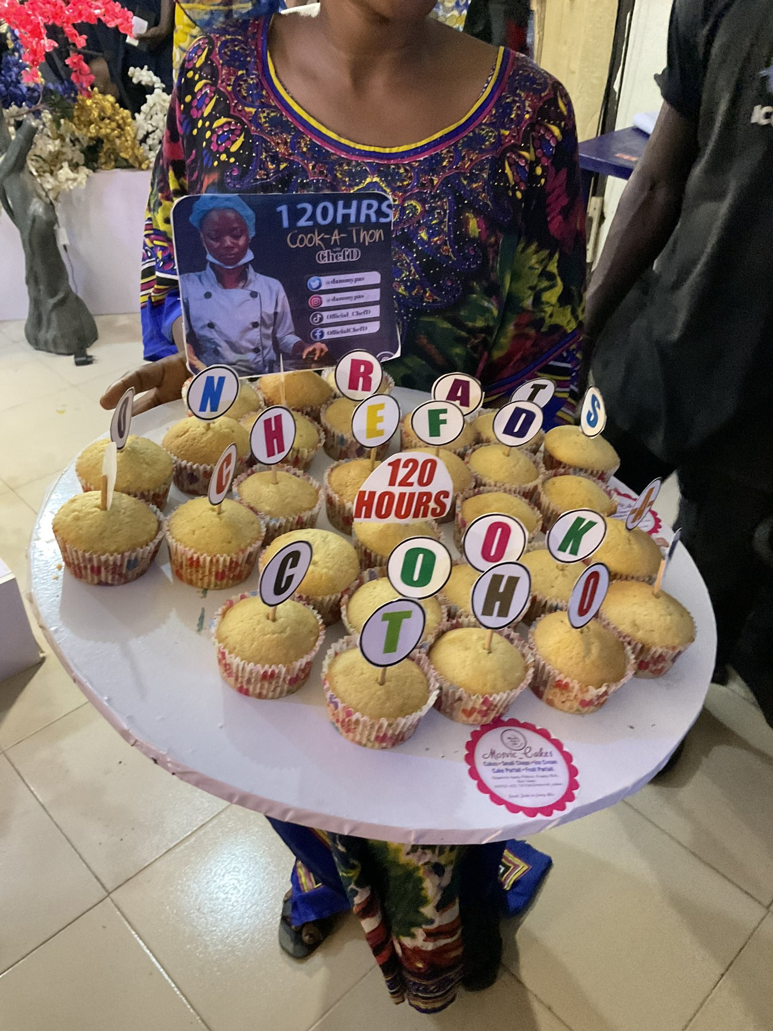 "Epic Moment" - Chef Dammy shatters Hilda Baci's record, completes 120-hour cookathon (Video)