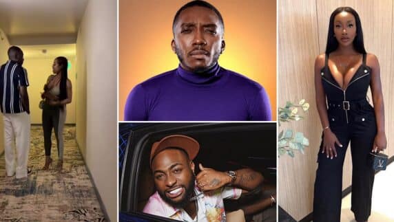 “Name wey dey give PTSD” – Bovi ‘runs for his life’ as Oyinbo lady says her name is ‘Anita’ (Video)