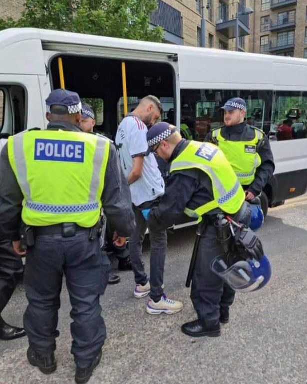 Manchester United fan arrested for wearing highly offensive shirt