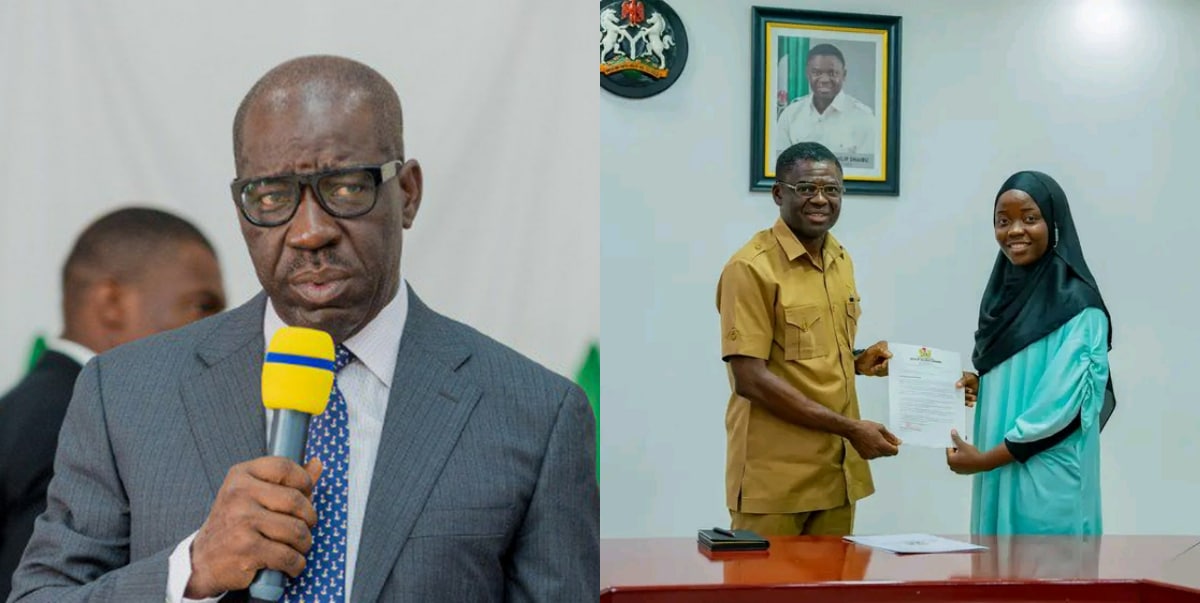 Edo-born LASU’s best graduating student gets automatic employment from Obaseki