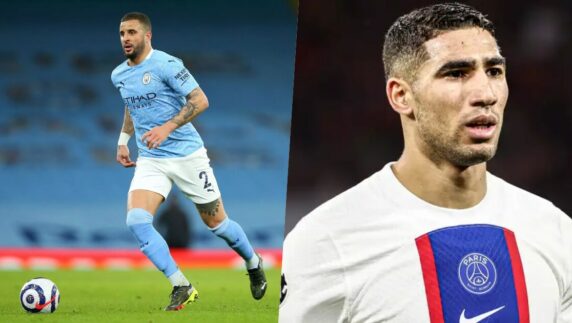 Manchester City considers replacing Kyle Walker with Achraf Hakimi