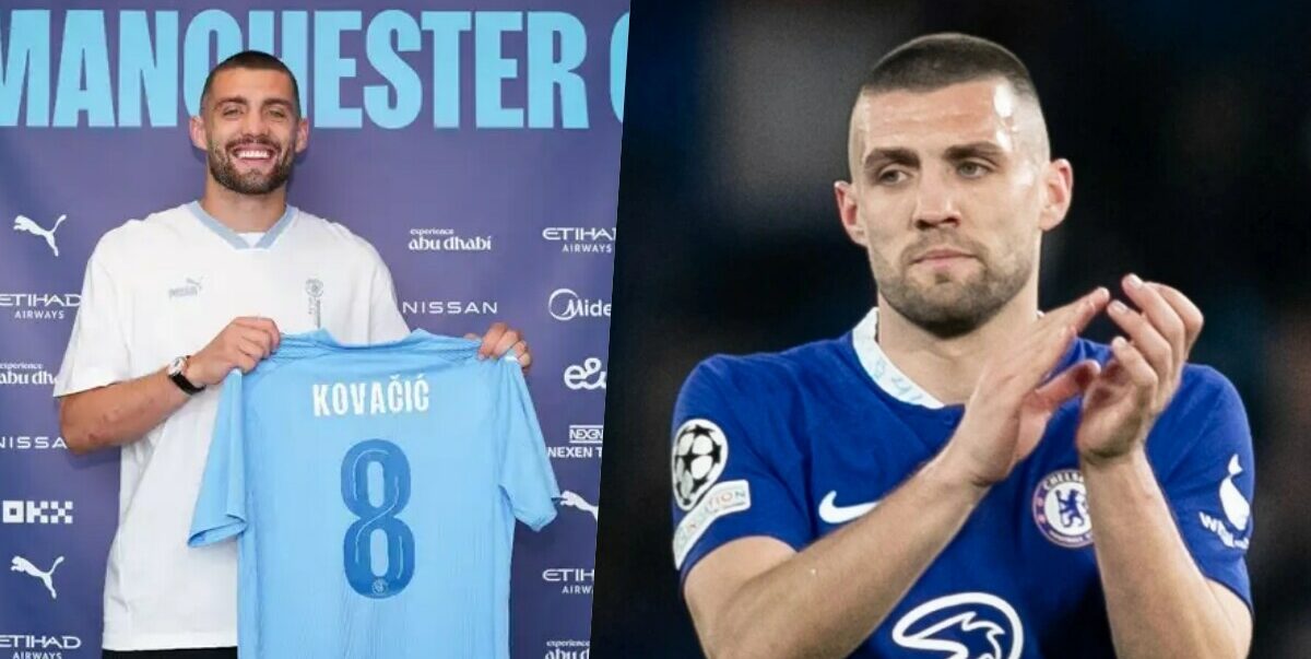 Manchester City confirms signing Mateo Kovacic from Chelsea