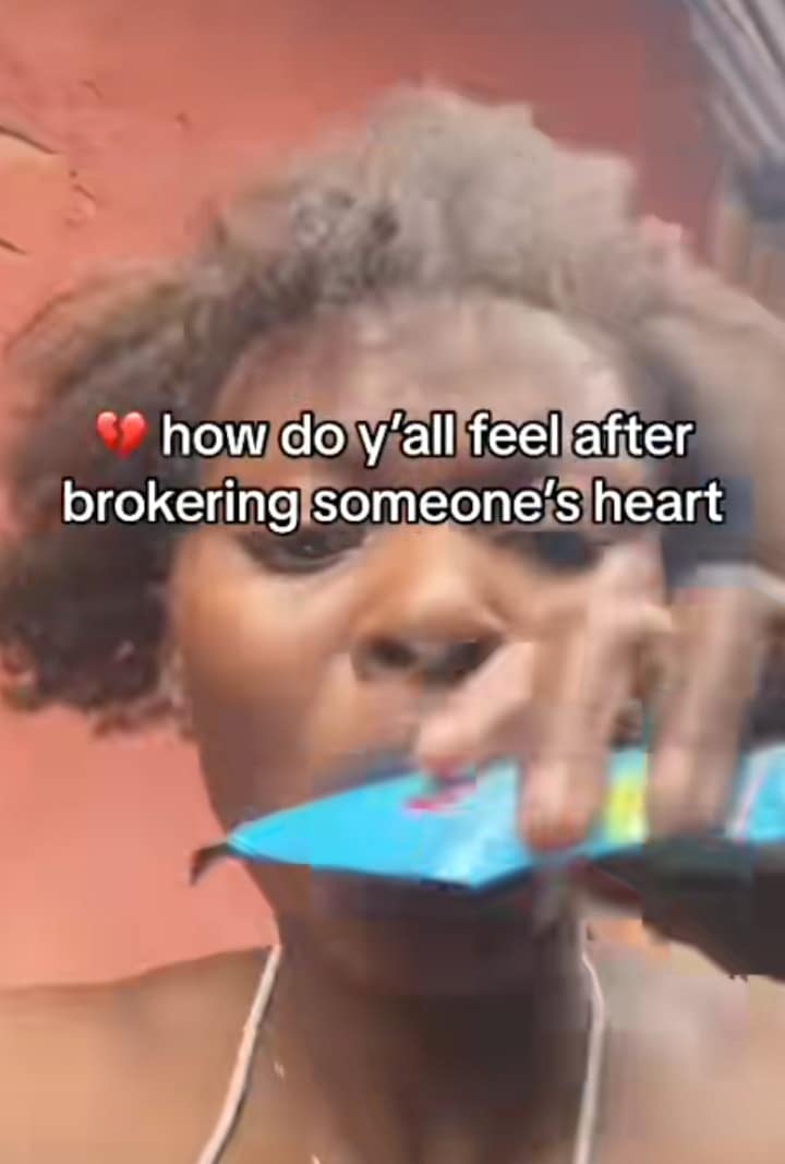 Lady shares video of herself drinking bleach after suffering heartbreak