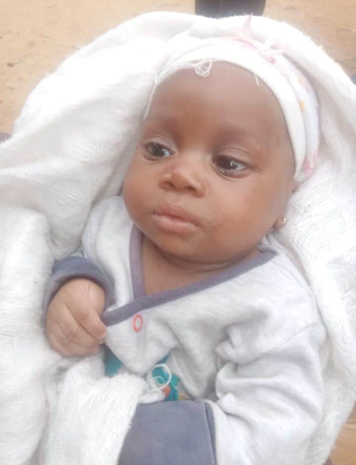 Police rescue baby abandoned under parked bus in Lagos