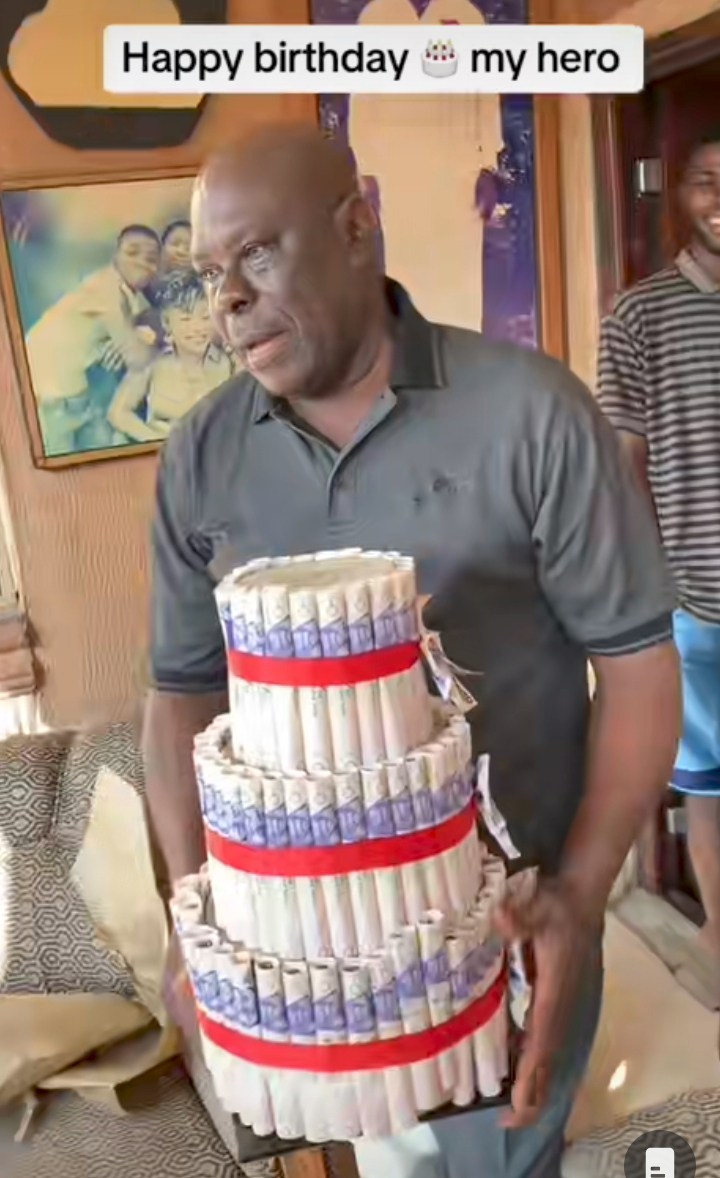 Father breaks down in tears as family organizes surprise birthday for him (Video)