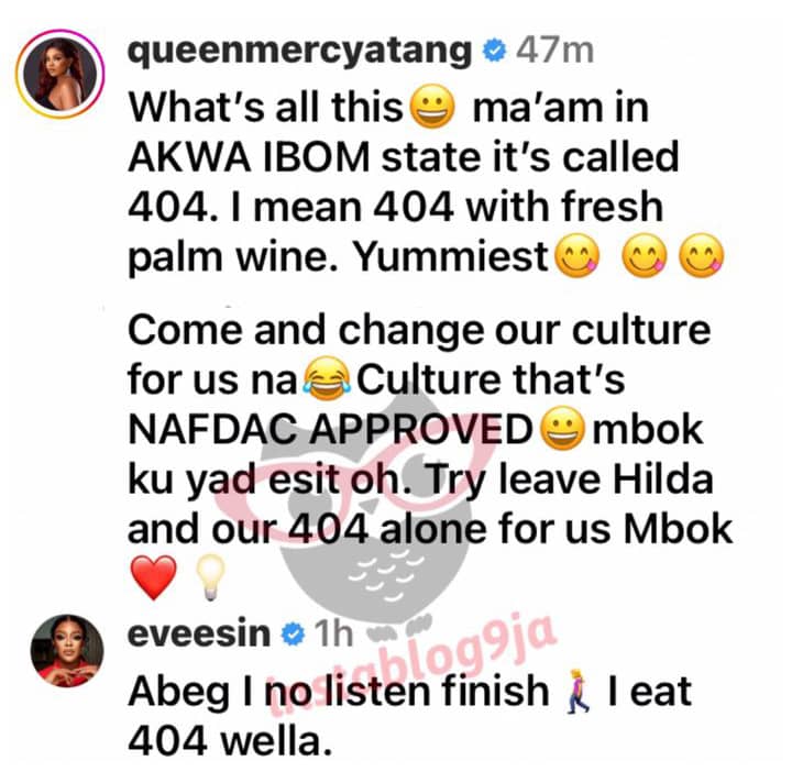 "Leave Hilda alone for us" - Queen Mercy Atang defends Hilda Baci