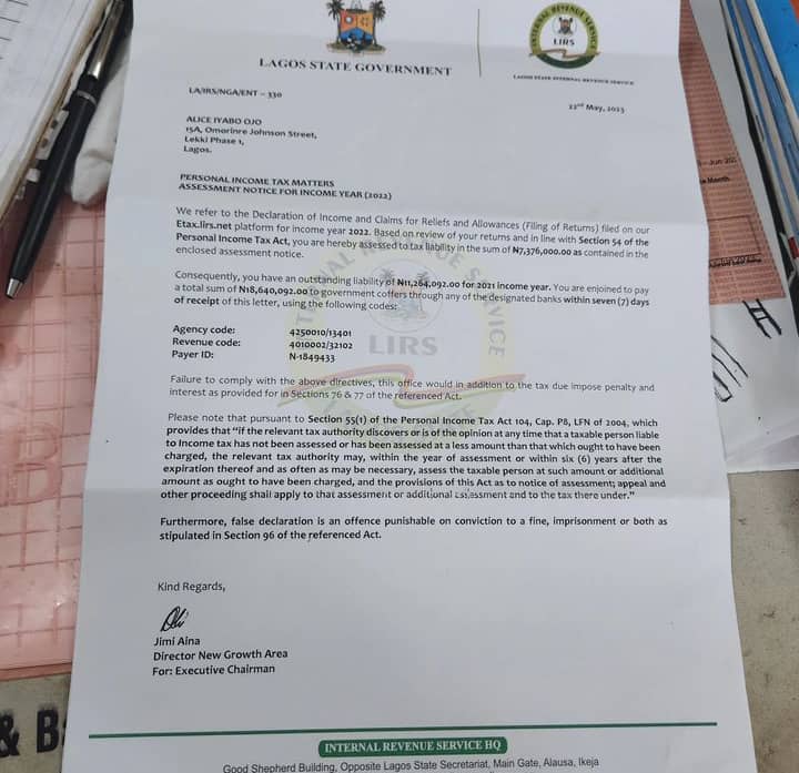 “Arrest me, jail me, or kill me” - Iyabo Ojo calls out Governor Jide Sanwo Olu over tax bills