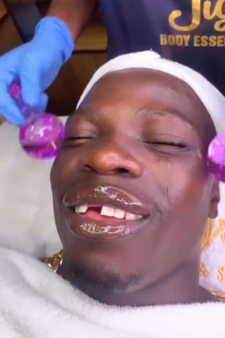 Kesari causes stir following facial treatment (Video)