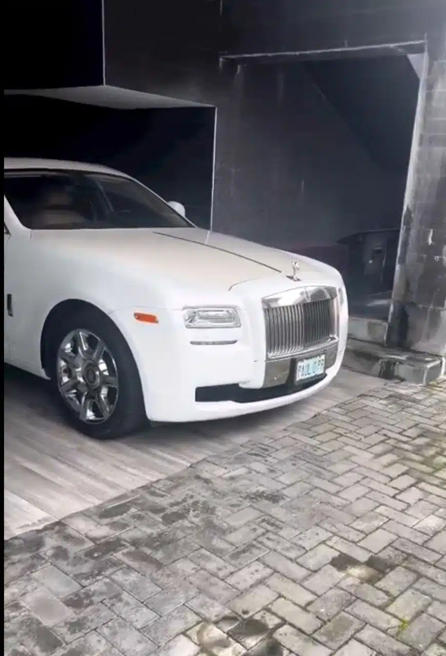 Paulo Okoye shows off his fleet of cars, Iyabo Ojo reacts