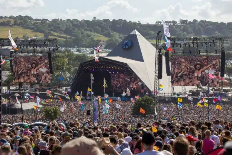 Glastonbury Festival, the UK's largest music festival