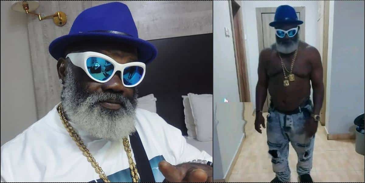 63-year-old Harry Anyanwu bashed for dancing shirtless on TikTok (Video)