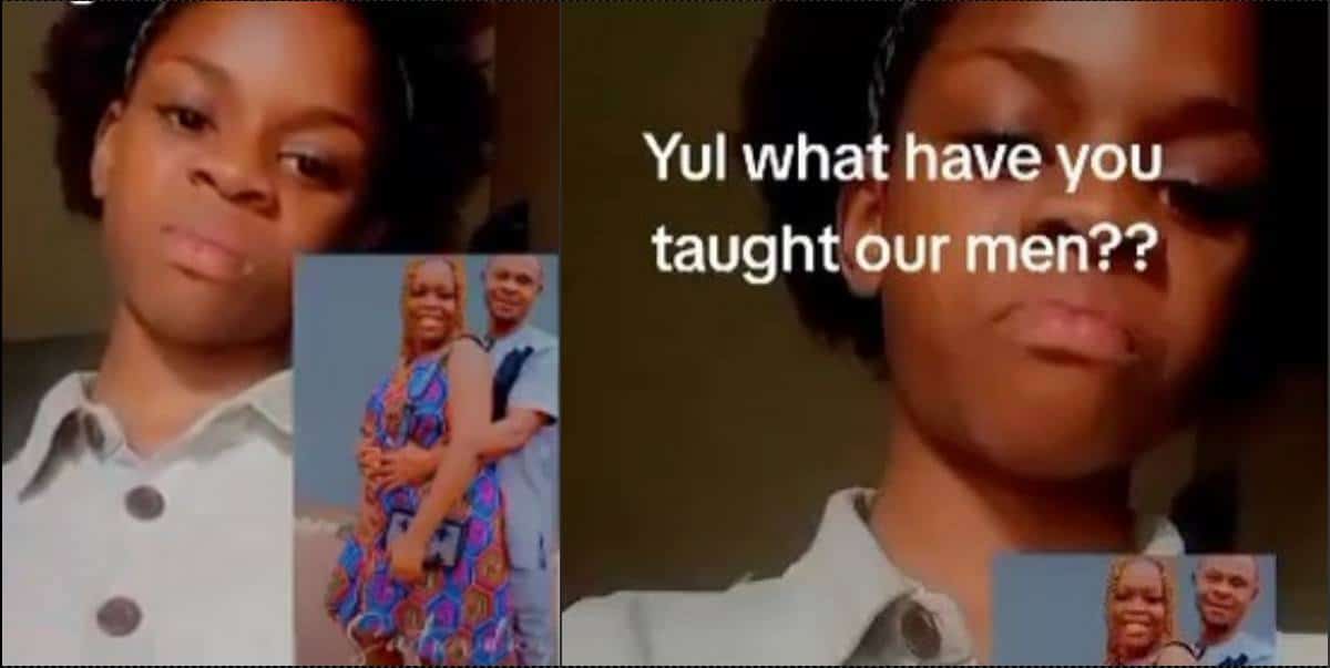 Girl calls out father for marrying side chick as second wife, blames Yul Edochie (Video)