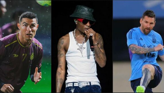 Wizkid names best footballer between Messi or Ronaldo