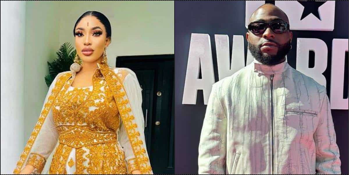 Tonto Dikeh praises Davido amidst cheating saga