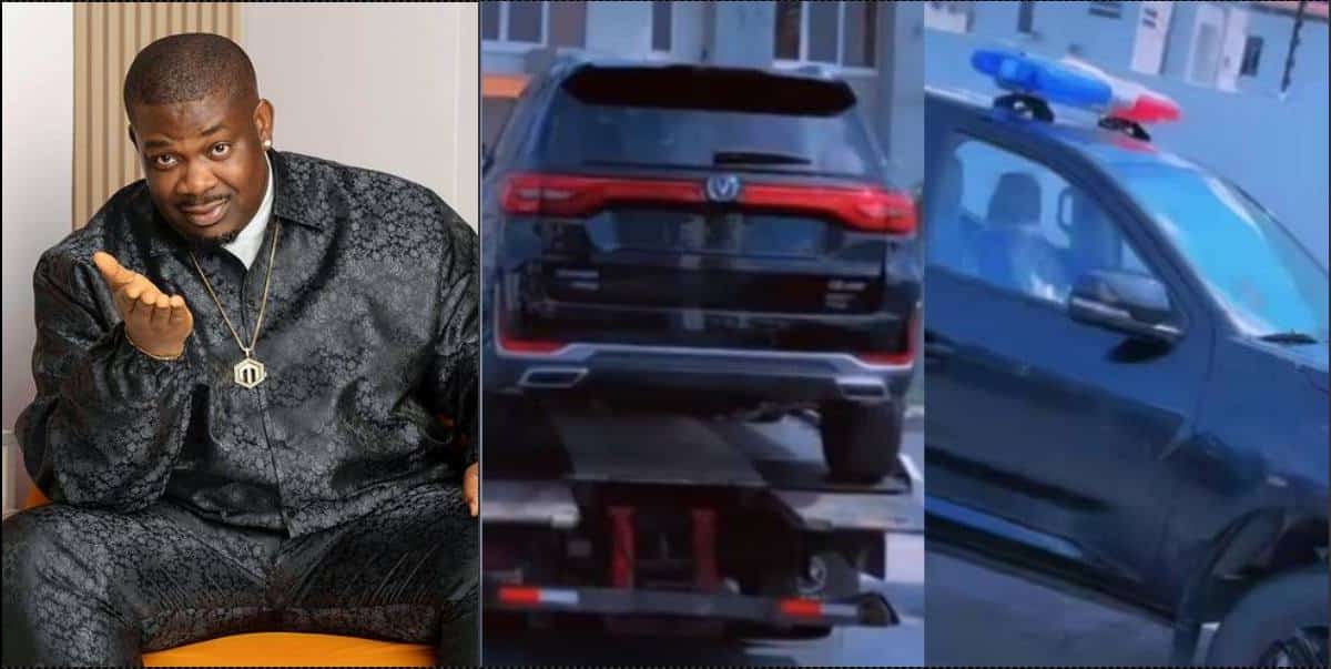 Don Jazzy excitedly introduces new ‘girlfriend’ and ‘side chic’ to the world (Video)