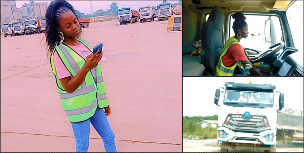 22-year-old female truck driver shares experience (Video)