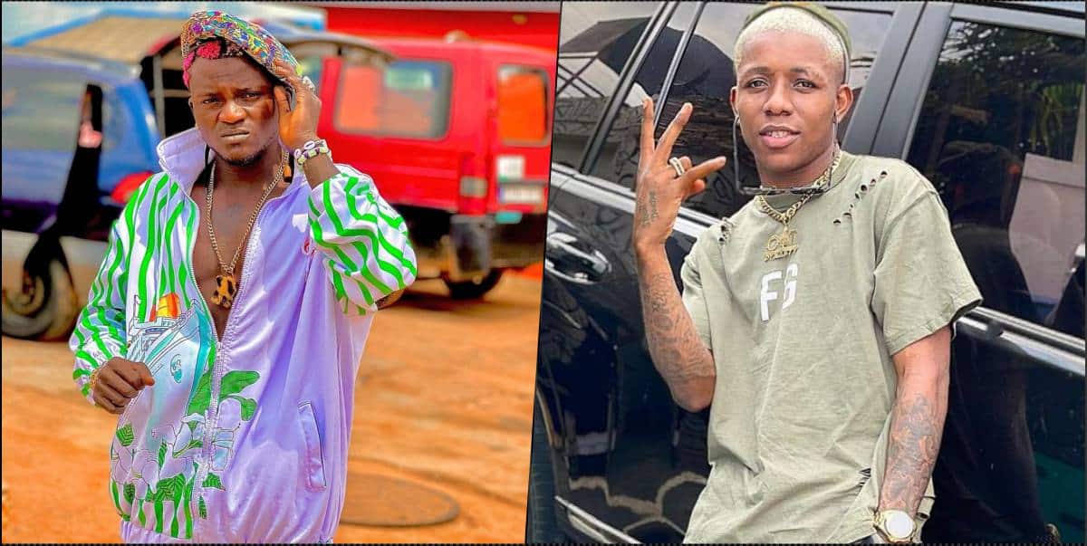 "Na you dey bleach, na me dem dey give ambassador" — Portable disses Small Doctor (Video)