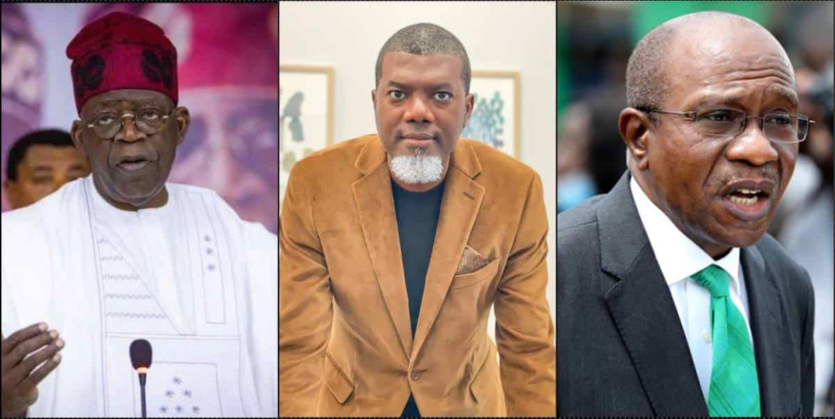 Reno Omokri berates Tinubu for suspending CBN gov. Godwin Emefiele