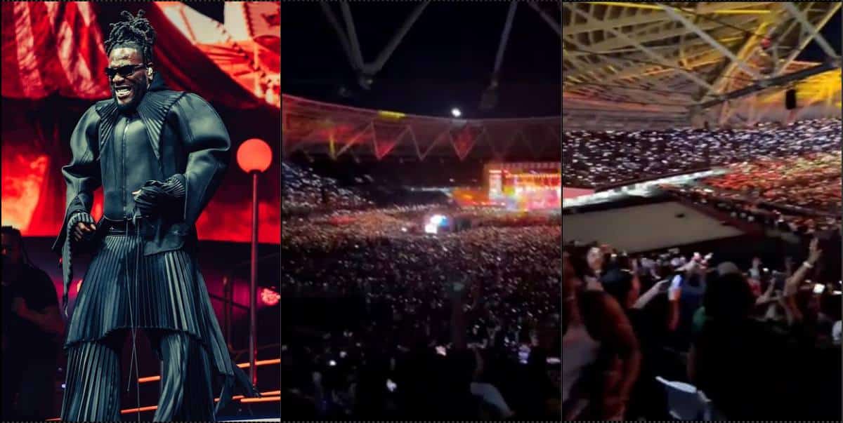 Burna Boy breaks record as first African Artiste to sell out 80K-capacity London stadium