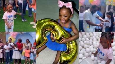 Simi and Adekunle Gold throw lavish party for daughter's 3rd birthday (Video)